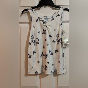 (Y) Thereabouts Little & Big Girls Rib V Neck Tank Top